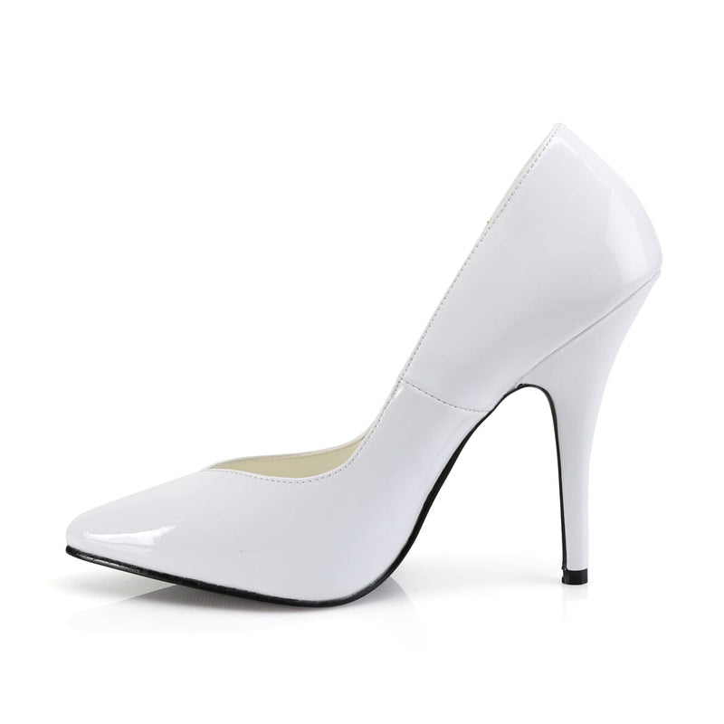Pleaser SEDUCE-420V Pump (White Patent)