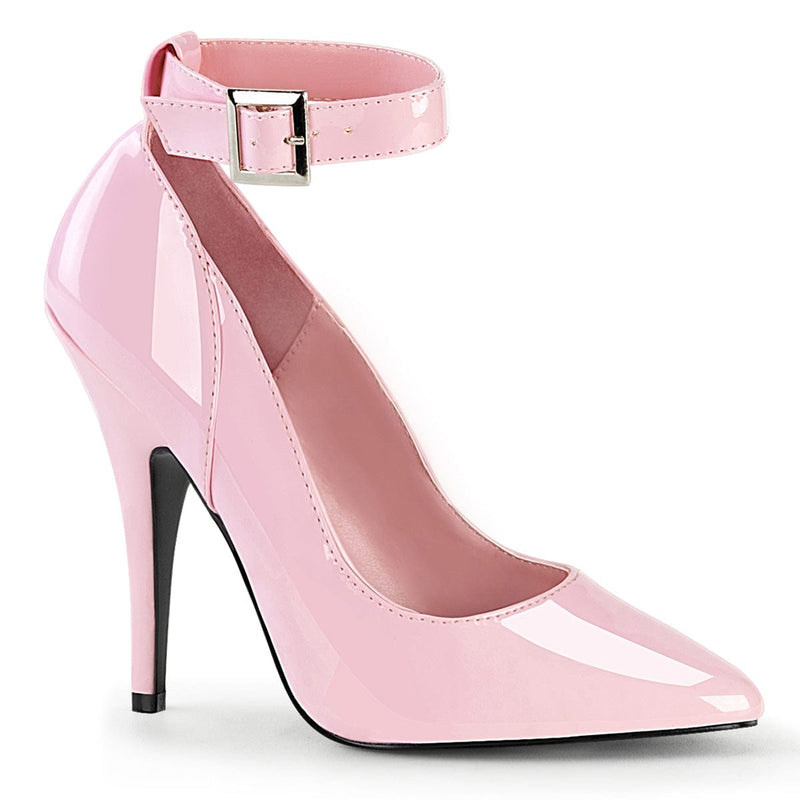 Pleaser SEDUCE-431 Pump (Baby Pink Patent)