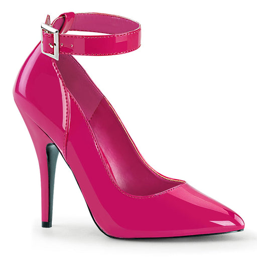 Pleaser SEDUCE-431 Pump (Hot Pink Patent)