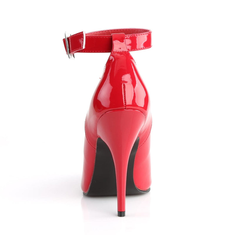 Pleaser SEDUCE-431 Pump (Red Patent)