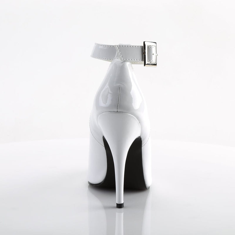Pleaser SEDUCE-431 Pump (White Patent)