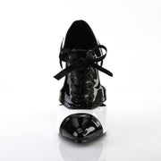 Pleaser SEDUCE-458 Pump (Black-White Patent)