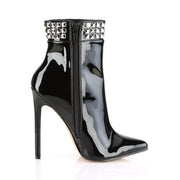 Pleaser SEXY-1006 Ankle Boot (Black Patent)