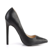 Pleaser SEXY-20 Pump (Black Faux Leather)