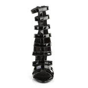 Pleaser SEXY-52 Sandal (Black Patent)