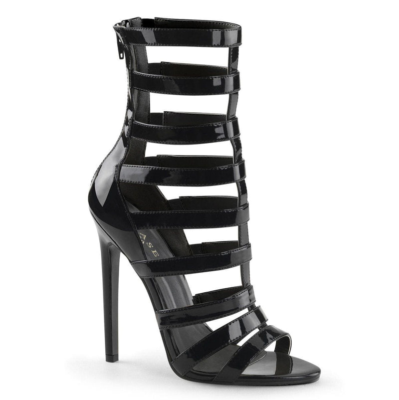 Pleaser SEXY-52 Sandal (Black Patent)