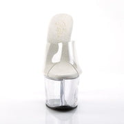 Pleaser SKY-301 Platform Sandal (Clear/Clear)
