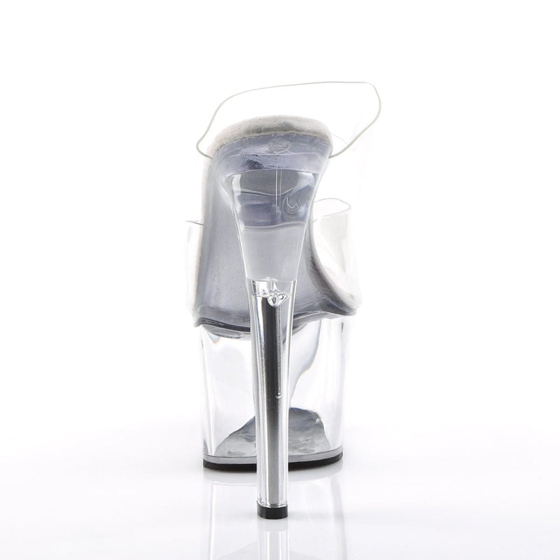Pleaser SKY-302 Platform Slide (Clear/Clear)