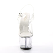 Pleaser SKY-308 Platform Sandal (Clear/Clear)