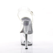 Pleaser SKY-308VL Platform Sandal (Clear/Clear)