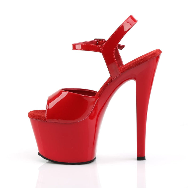 Pleaser SKY-309 Platform Sandal (Red Patent/Red)