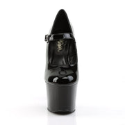 Pleaser SKY-387 Platform Pump (Black Patent/Black)