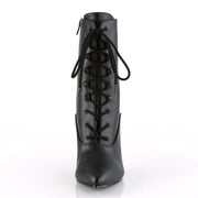 Pleaser VANITY-1020 Ankle Boot (Black Faux Leather)