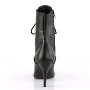 Pleaser VANITY-1020 Ankle Boot (Black Faux Leather)