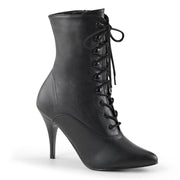 Pleaser VANITY-1020 Ankle Boot (Black Faux Leather)
