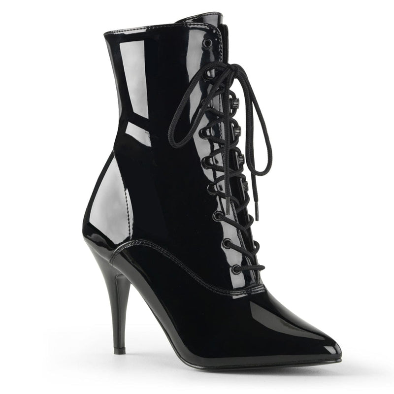 Pleaser VANITY-1020 Ankle Boot (Black Patent)