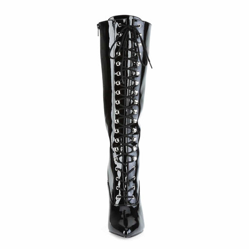Pleaser VANITY-2020 Knee High Boot (Black Patent)