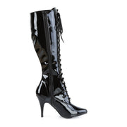 Pleaser VANITY-2020 Knee High Boot (Black Patent)