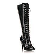 Pleaser VANITY-2020 Knee High Boot (Black Patent)