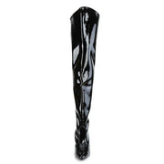 Pleaser VANITY-3010 Thigh High Boot (Black Patent)