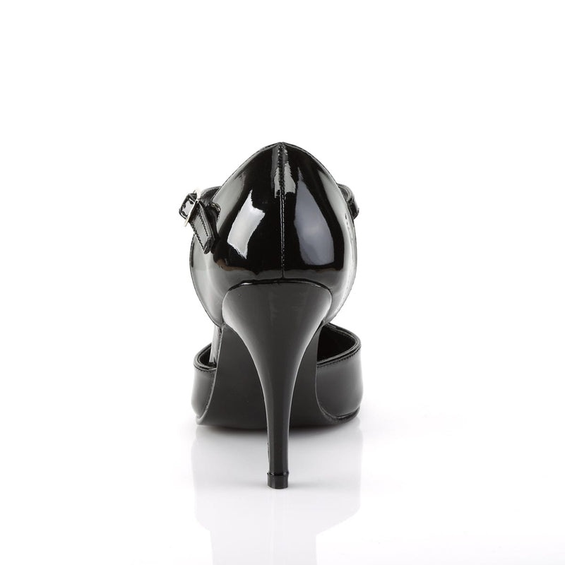 Pleaser VANITY-415 Pump (Black Patent)
