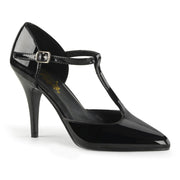 Pleaser VANITY-415 Pump (Black Patent)