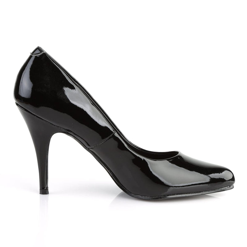 Pleaser VANITY-420 Pump (Black Patent)