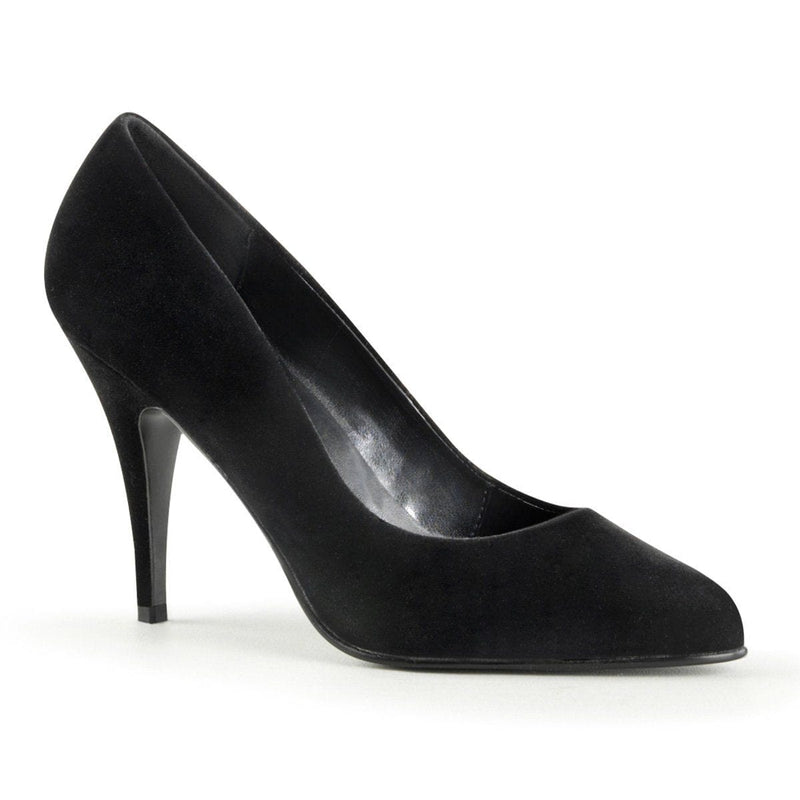 Pleaser VANITY-420 Pump (Black Velvet)