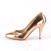 Pleaser VANITY-420 Pump (Rose Gold Metallic Pu)