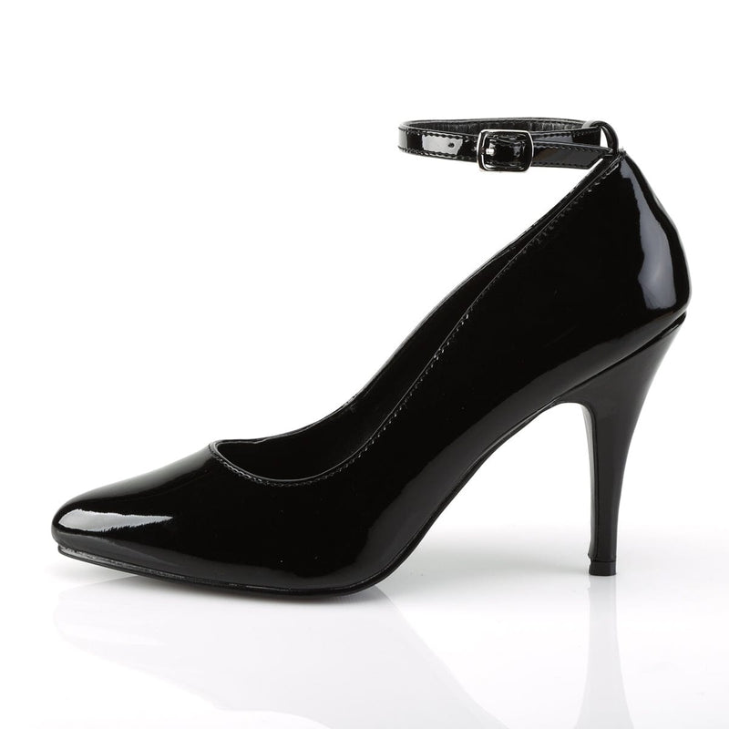Pleaser VANITY-431 Pump (Black Patent)