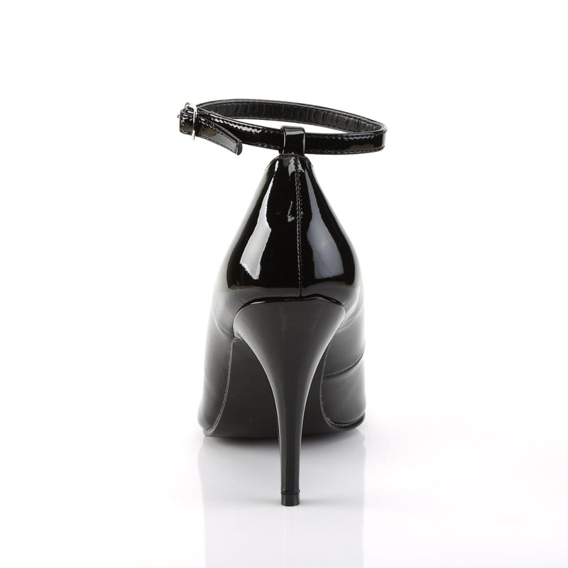 Pleaser VANITY-431 Pump (Black Patent)