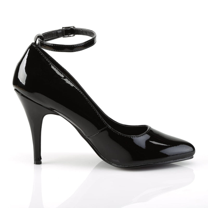 Pleaser VANITY-431 Pump (Black Patent)