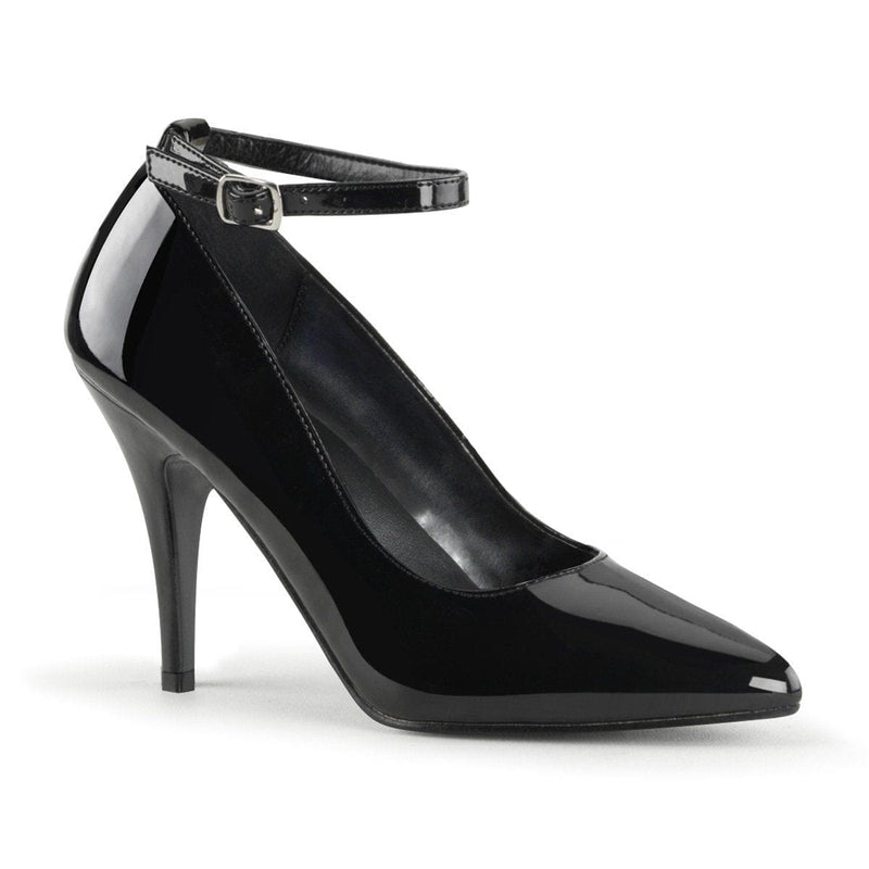 Pleaser VANITY-431 Pump (Black Patent)