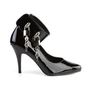 Pleaser VANITY-434 Pump (Black Patent)