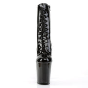 Pleaser XTREME-1020 Platform Ankle Boot (Black Patent/Black)