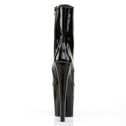 Pleaser XTREME-1020 Platform Ankle Boot (Black Patent/Black)