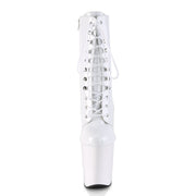 Pleaser XTREME-1020 Platform Ankle Boot (White Patent/White)