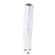 Pleaser XTREME-1020 Platform Ankle Boot (White Patent/White)