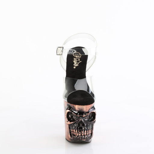 RAPTURE-808-LT Clear/Satin Copper Chrome Pleaser US Size (Women's): 5