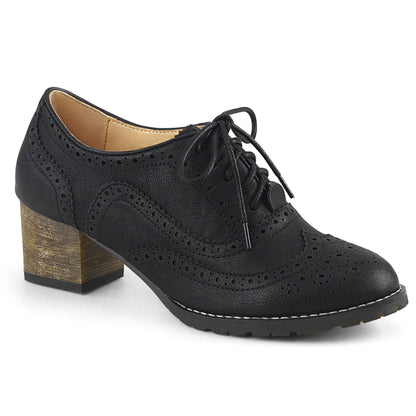 RUSSELL-34 Black Oxford Shoe