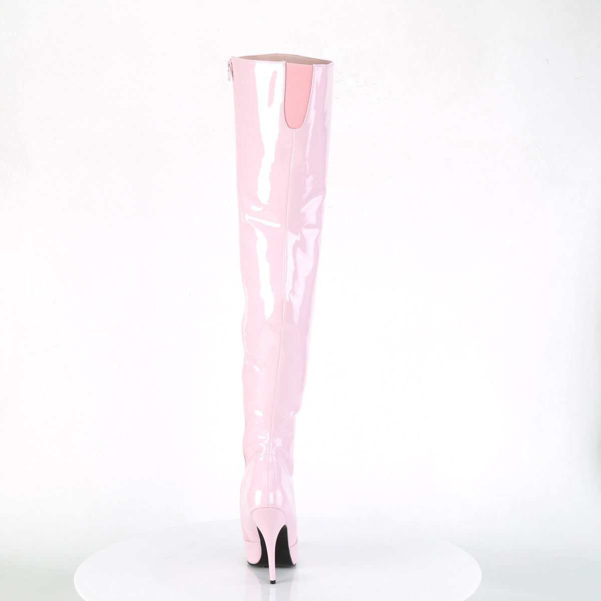 SEDUCE-3010 Baby Pink Thigh Boots