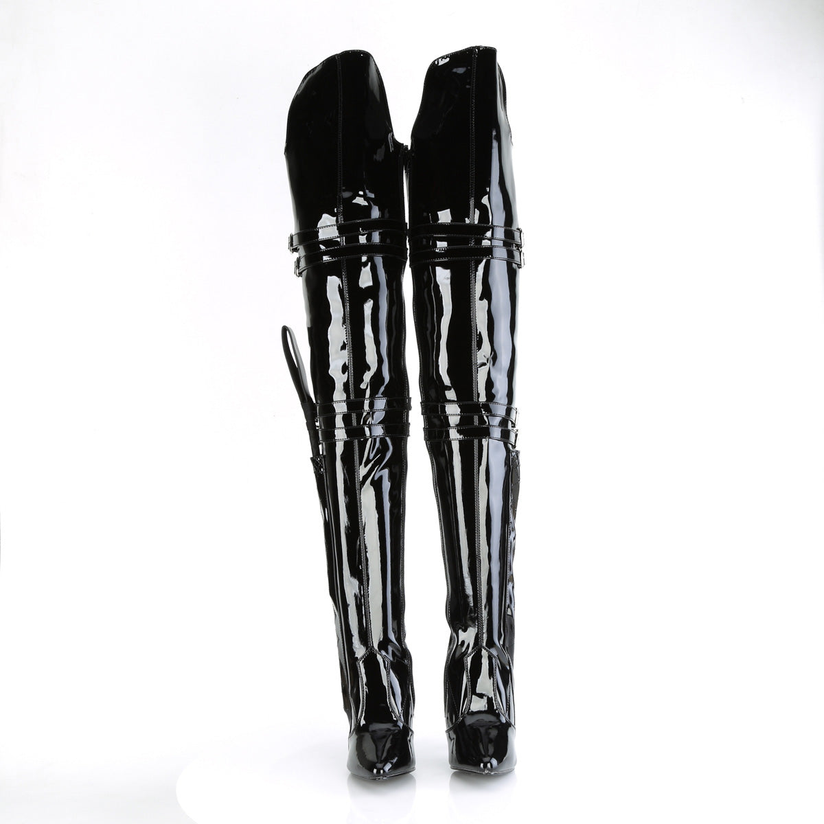SEDUCE-3080 Black Thigh Boots
