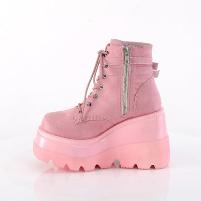 SHAKER-52 Baby Pink Vegan Suede