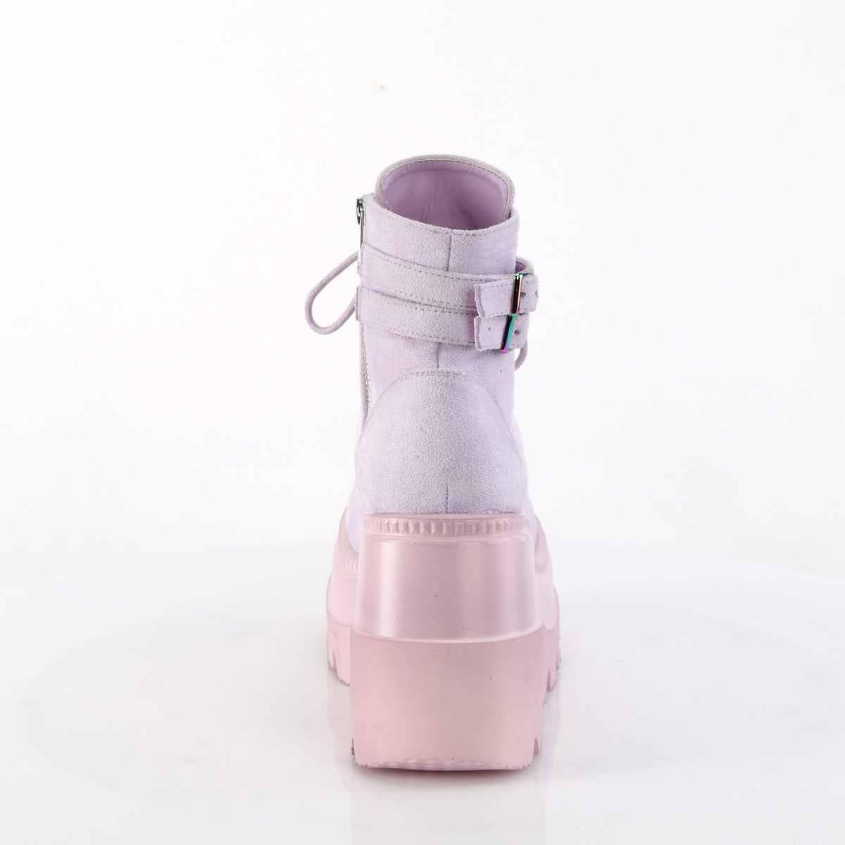SHAKER-52 Lavender Suede Ankle Boots