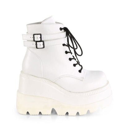 SHAKER-52 White Vegan Leather