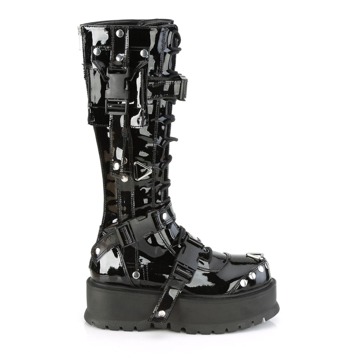 SLACKER-260 Black Patent Shoes Demonia US Size (Women's): 6