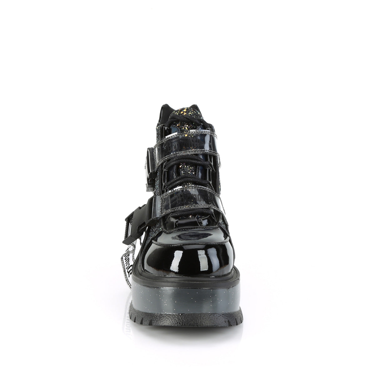 SLACKER-50 Black Black Multi Ankle Boots