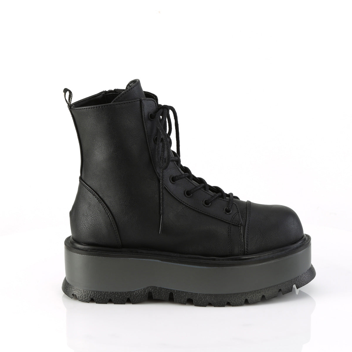 SLACKER-55 Black Ankle Boots