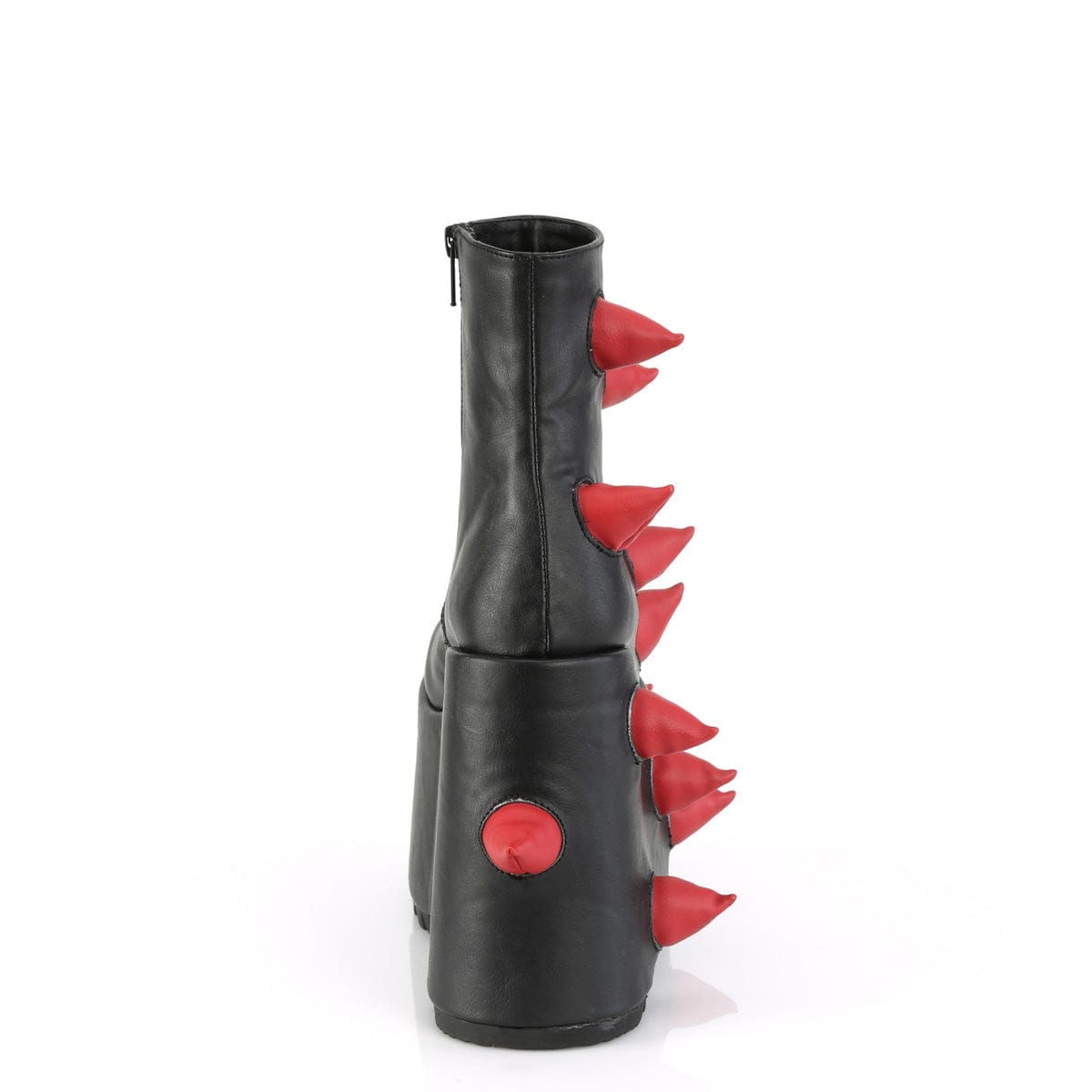 SLAY-77 Black-Red Vegan Leather Demonia US Size (Women's): 6