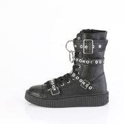 SNEEKER-320 Black Vegan Leather Demonia US Size (Women's): 4